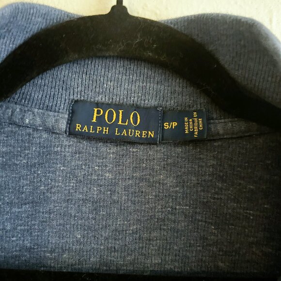 POLO Ralph Lauren Men's 100% Cotton Quarter 1/4 Zip Mock Neck Pullover Sweater S - Picture 4 of 5